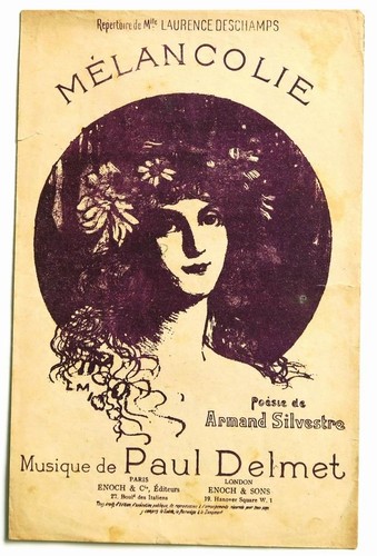 Partition vintage sheet music