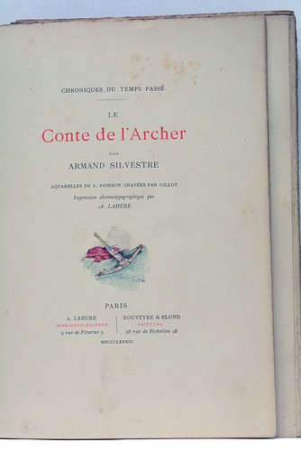 Silvestre conte l archer - le, l'archer