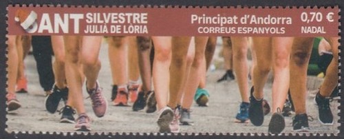 Andorra 2021 edifil 521 timbro - andorra,