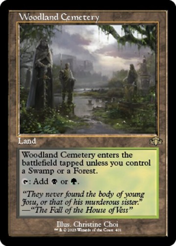 Mtg woodland cemetery - woodland, foil