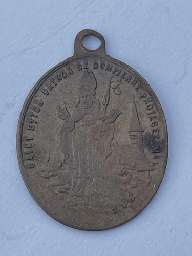 Antica medaglia religiosa - antica,