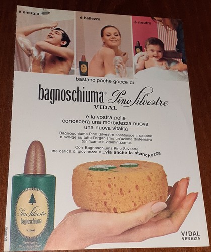 Pubblicità bagnoschiuma pino - pubblicità,